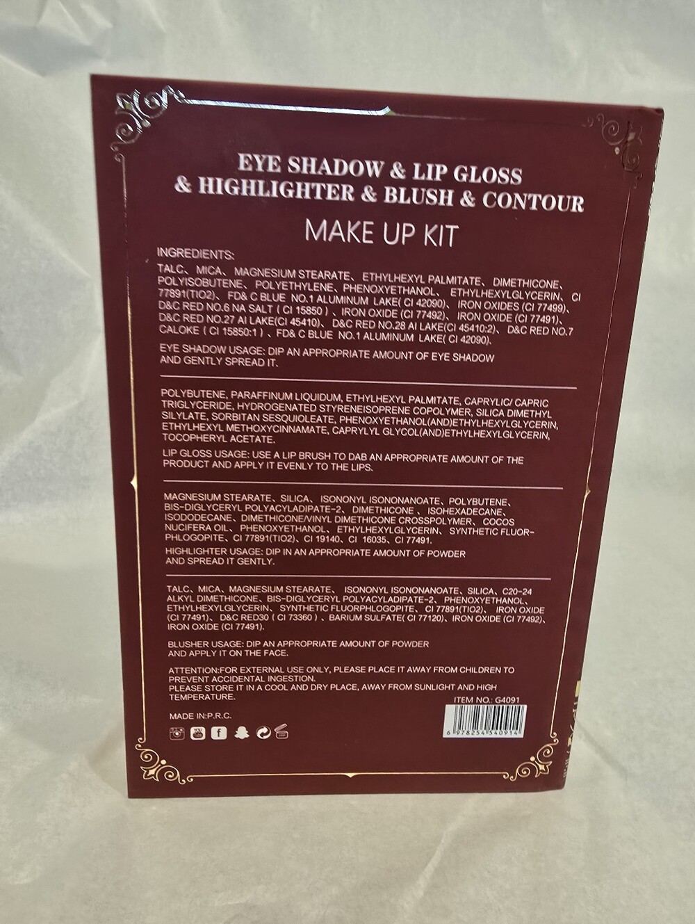 Girabella Professional Makeup Pallet - Picture 2 of 8